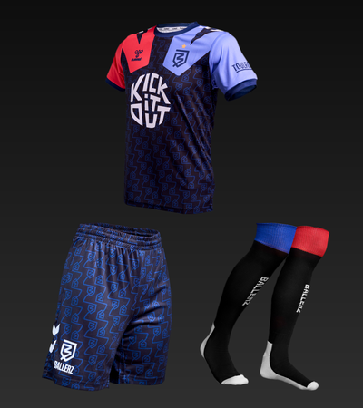 Ballerz® Adults Away Full Kit: shirt, shorts and socks